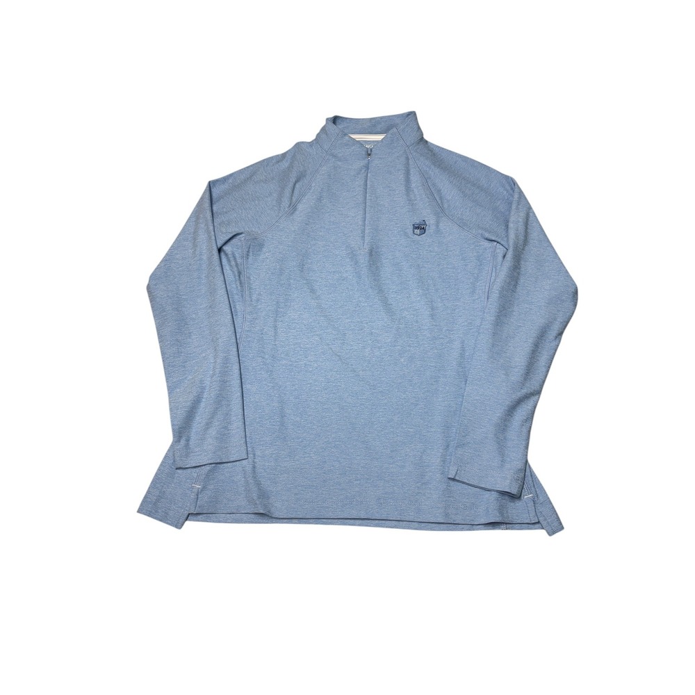 Peter Millar Women M Blue Quarter Zip Pullover UPF 50 Crown Sport LE0EK43MLG